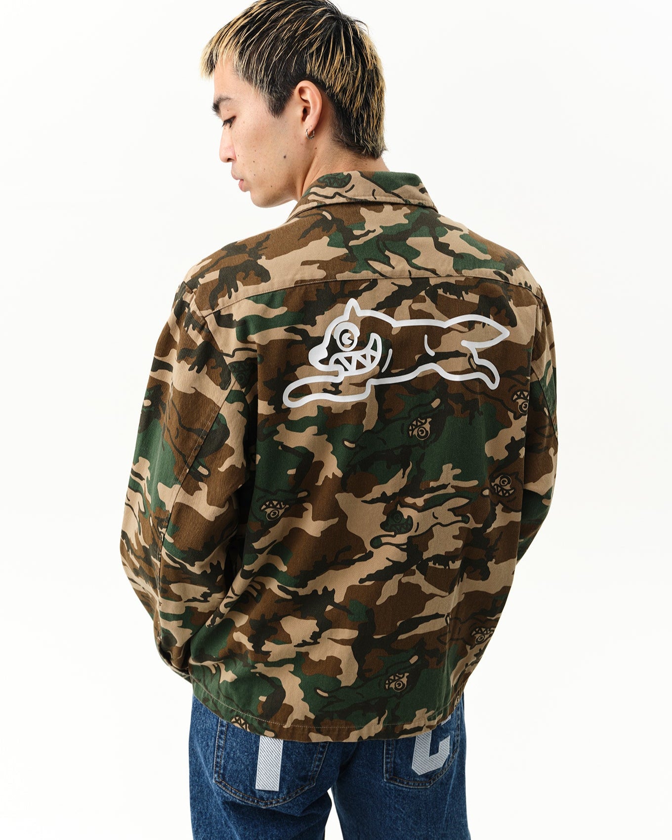 Running Dog Woodland Camo Field Jacket - Image 3