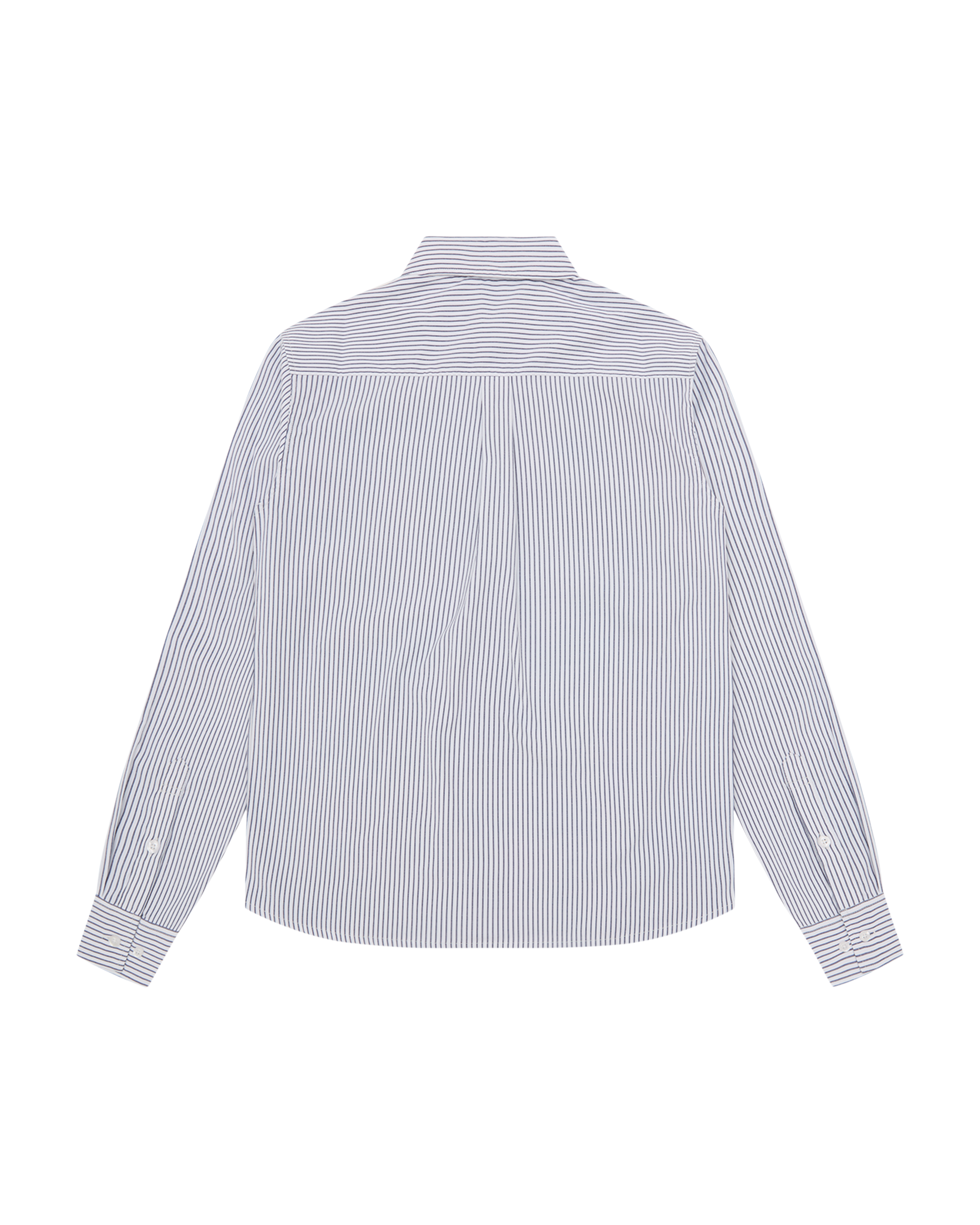 Burst Camo Half Print Poplin Stripe Shirt - Image 3