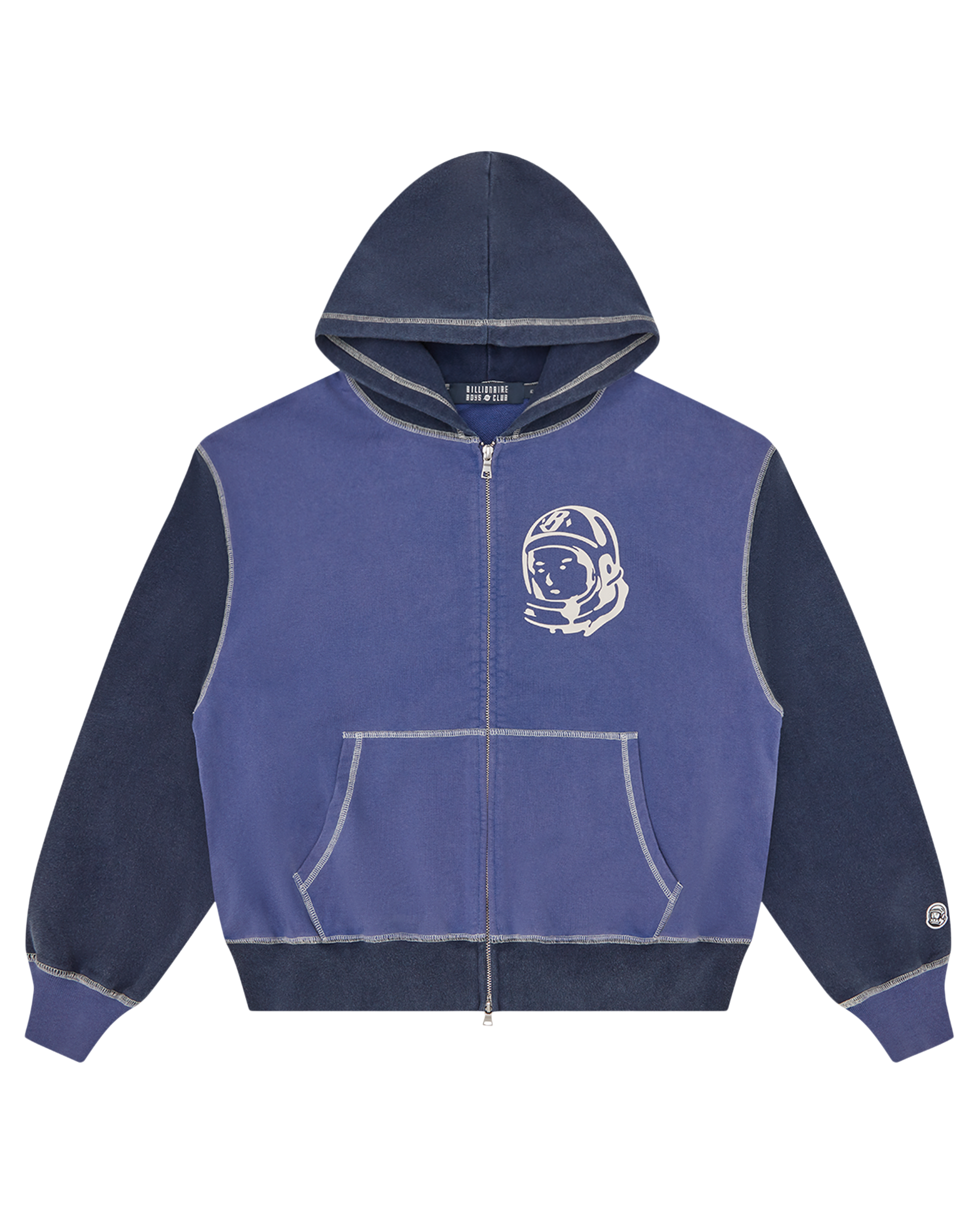 Indigo Oversized College Zip Through