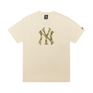 NY Yankees Space Camo Logo Tee