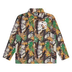 Kids Tree Camo Arch Logo Astro Coach Jacket