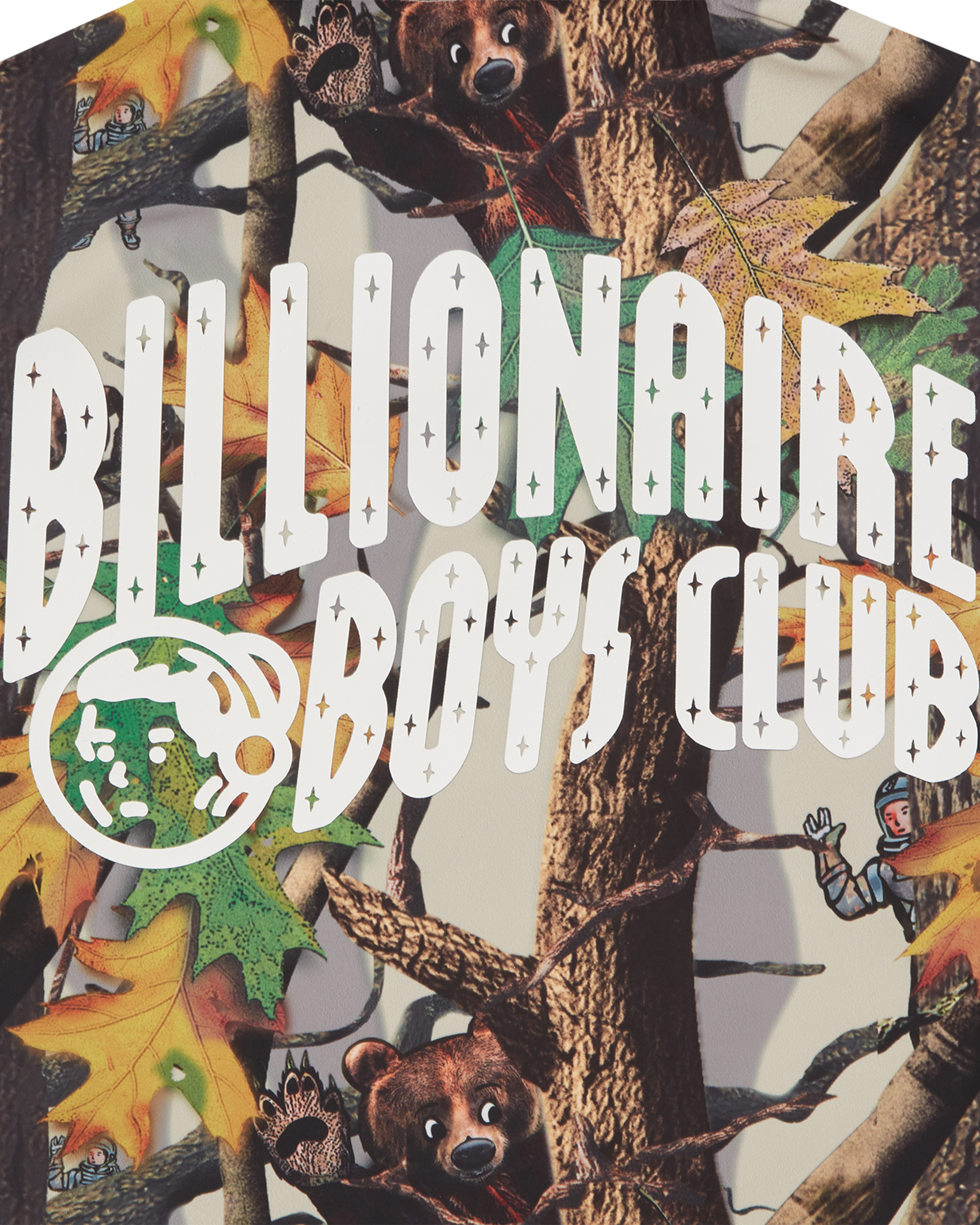 Kids Tree Camo Arch Logo Astro Coach Jacket - Image 7