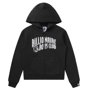 Kids Classic Curve Logo Zip Hoodie