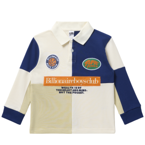Kids Pixel Long-Sleeve Polo