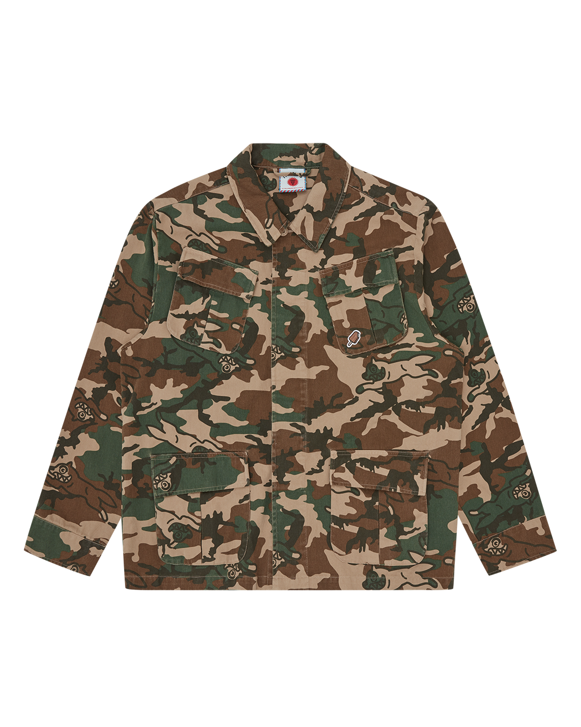 Running Dog Woodland Camo Field Jacket