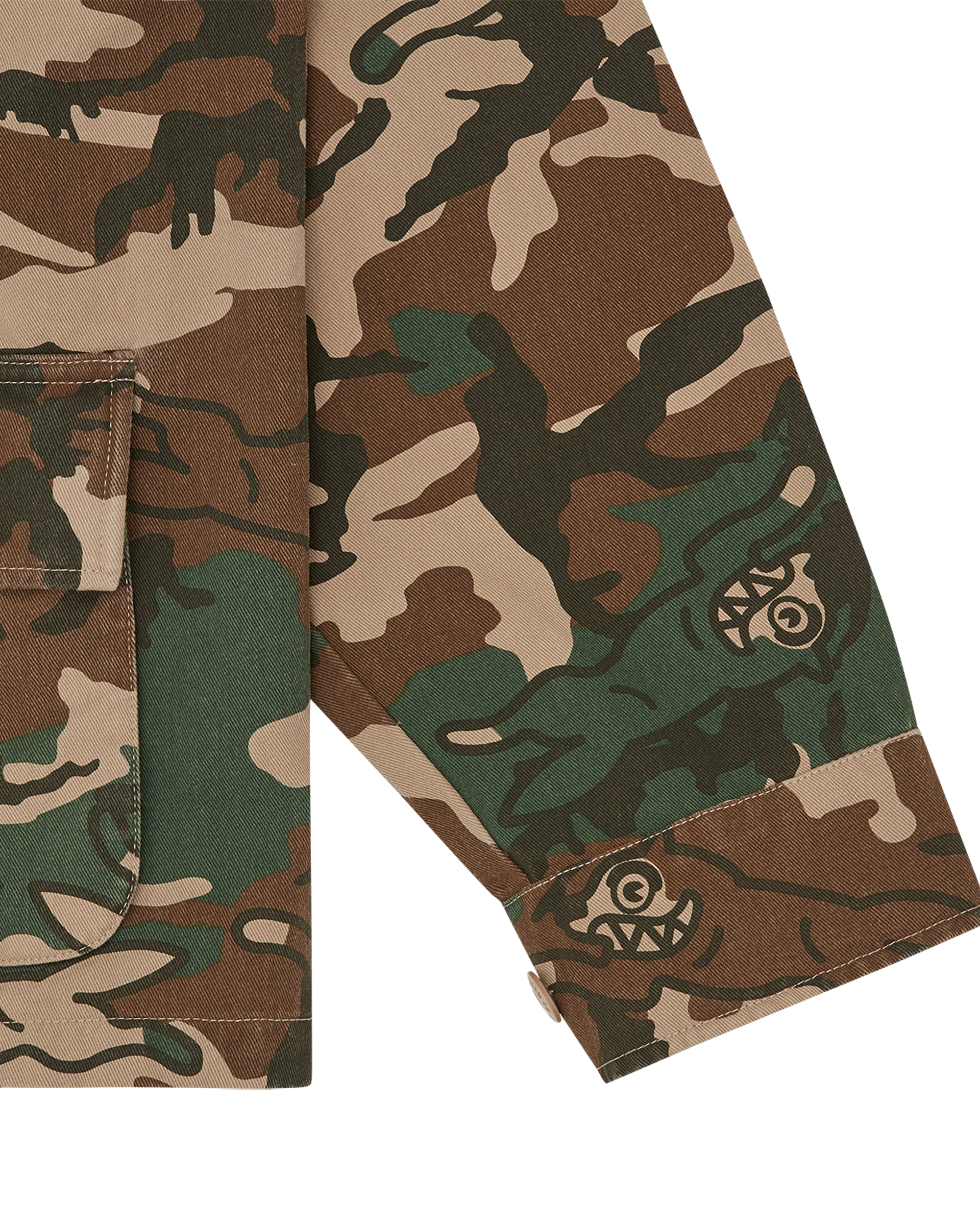 Running Dog Woodland Camo Field Jacket - Image 7