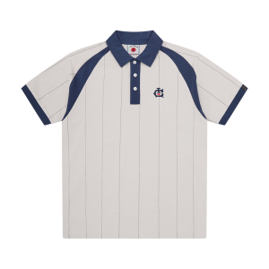 Raglan Pinstripe Polo Shirt