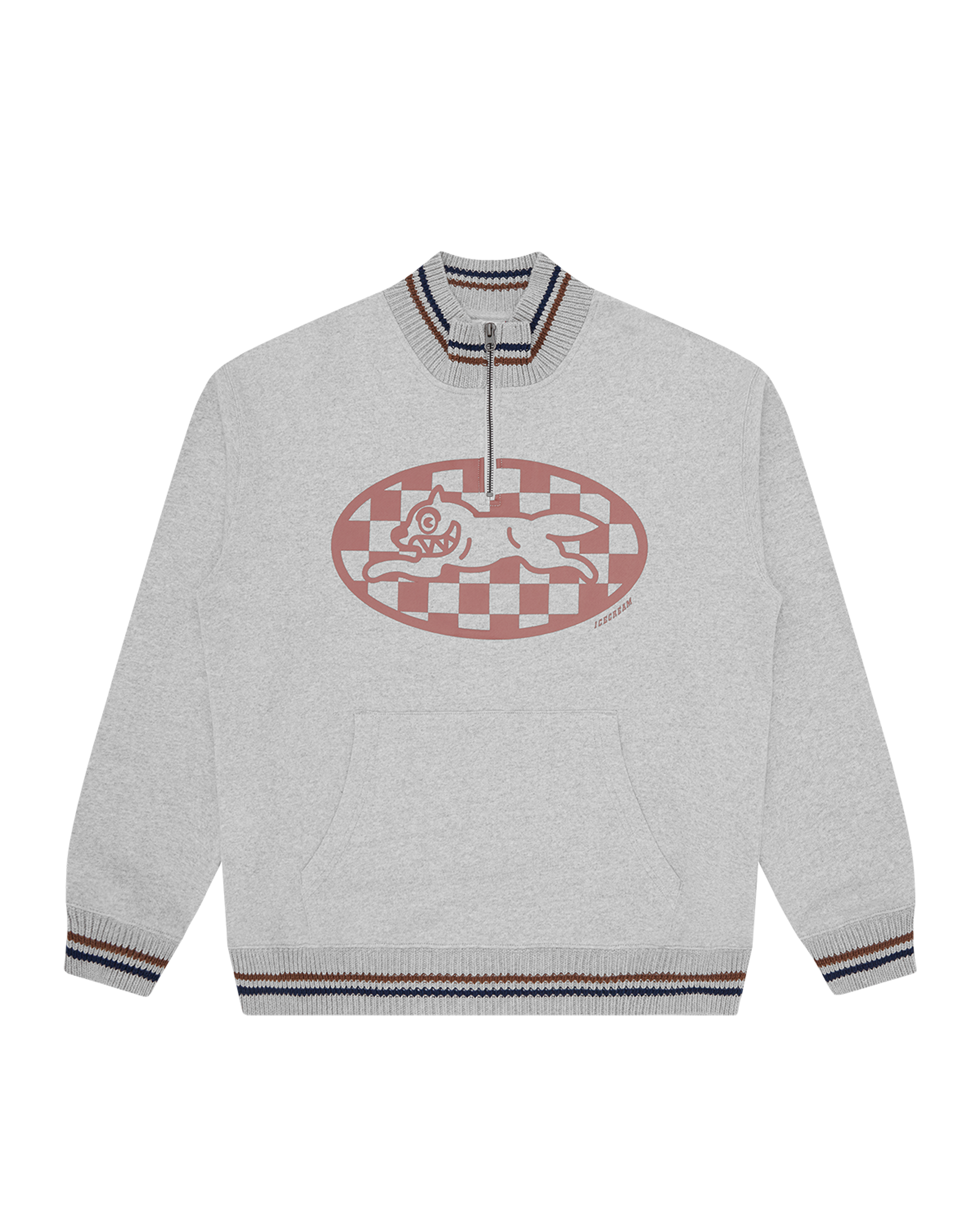 Checker Running Dog Quarter Zip