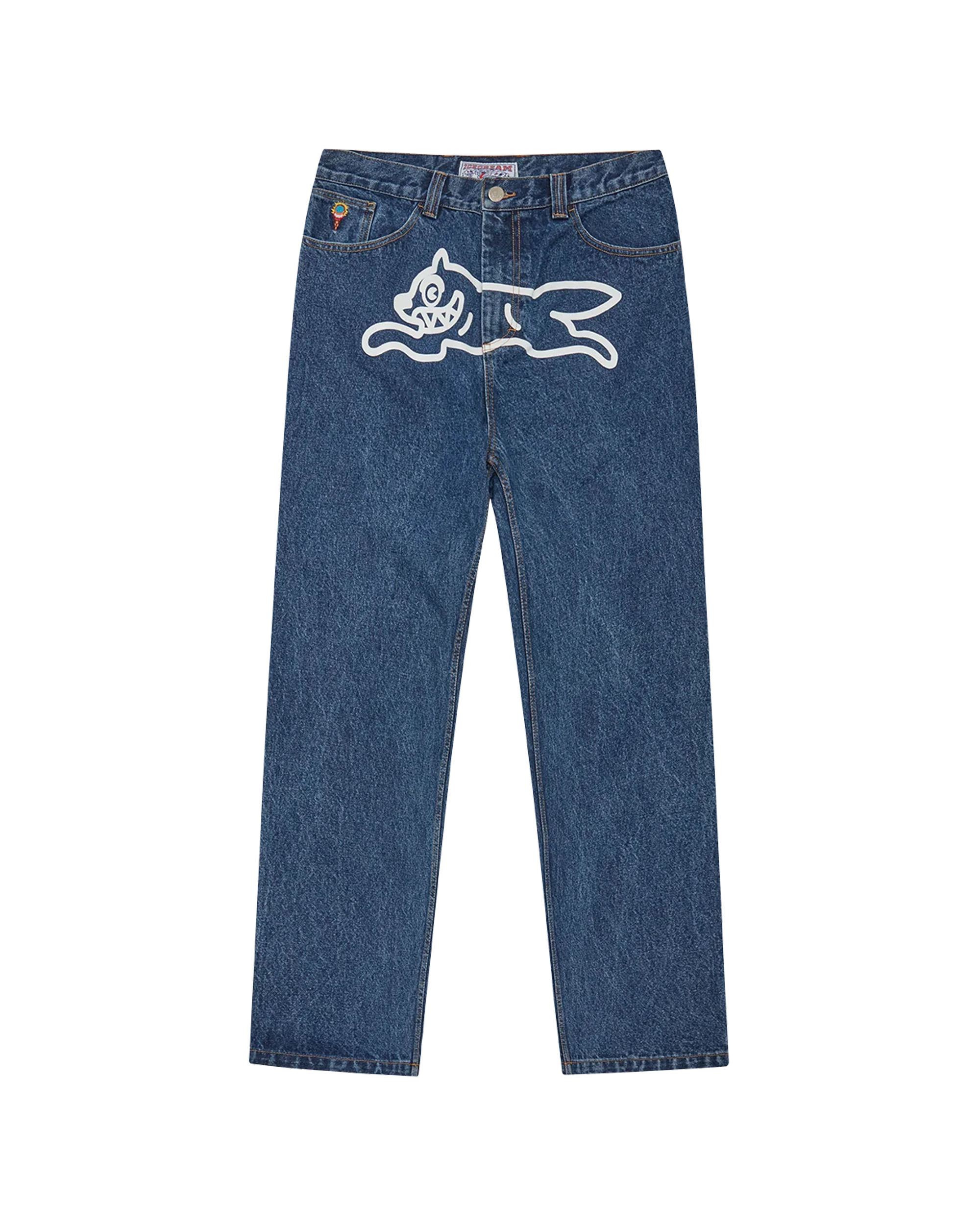 Running Dog Double Scoop Denim Pant