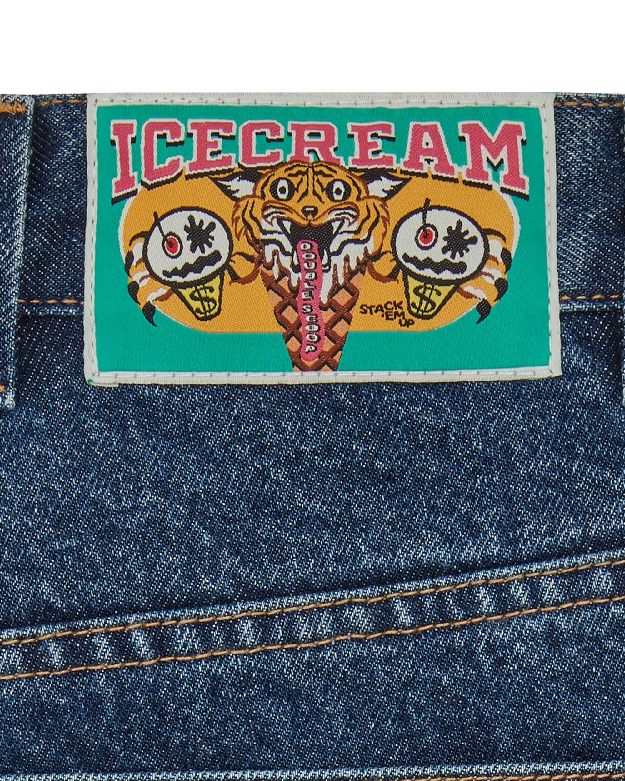 Running Dog Double Scoop Denim Pant - Image 5