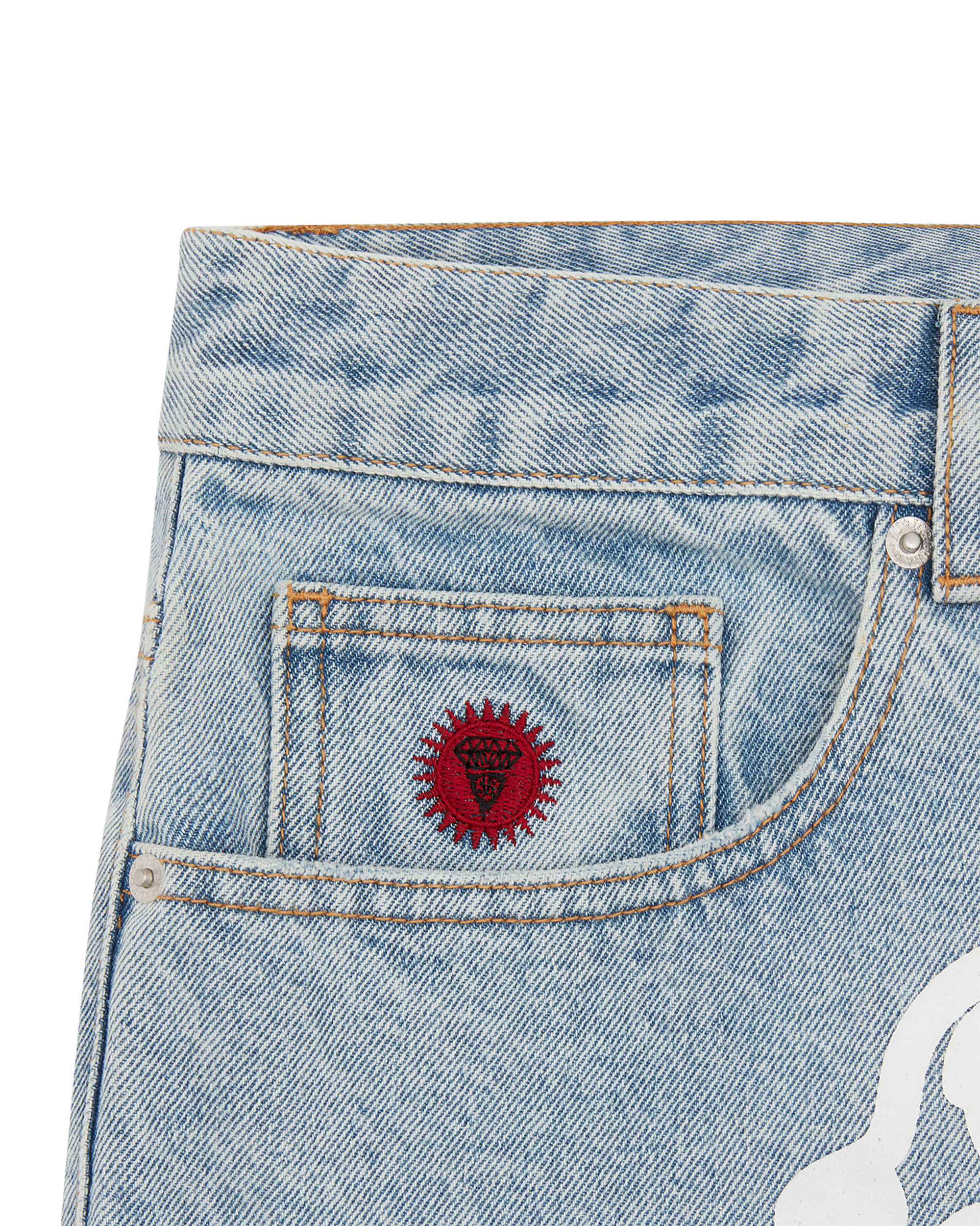 Running Dog Denim Shorts - Image 3