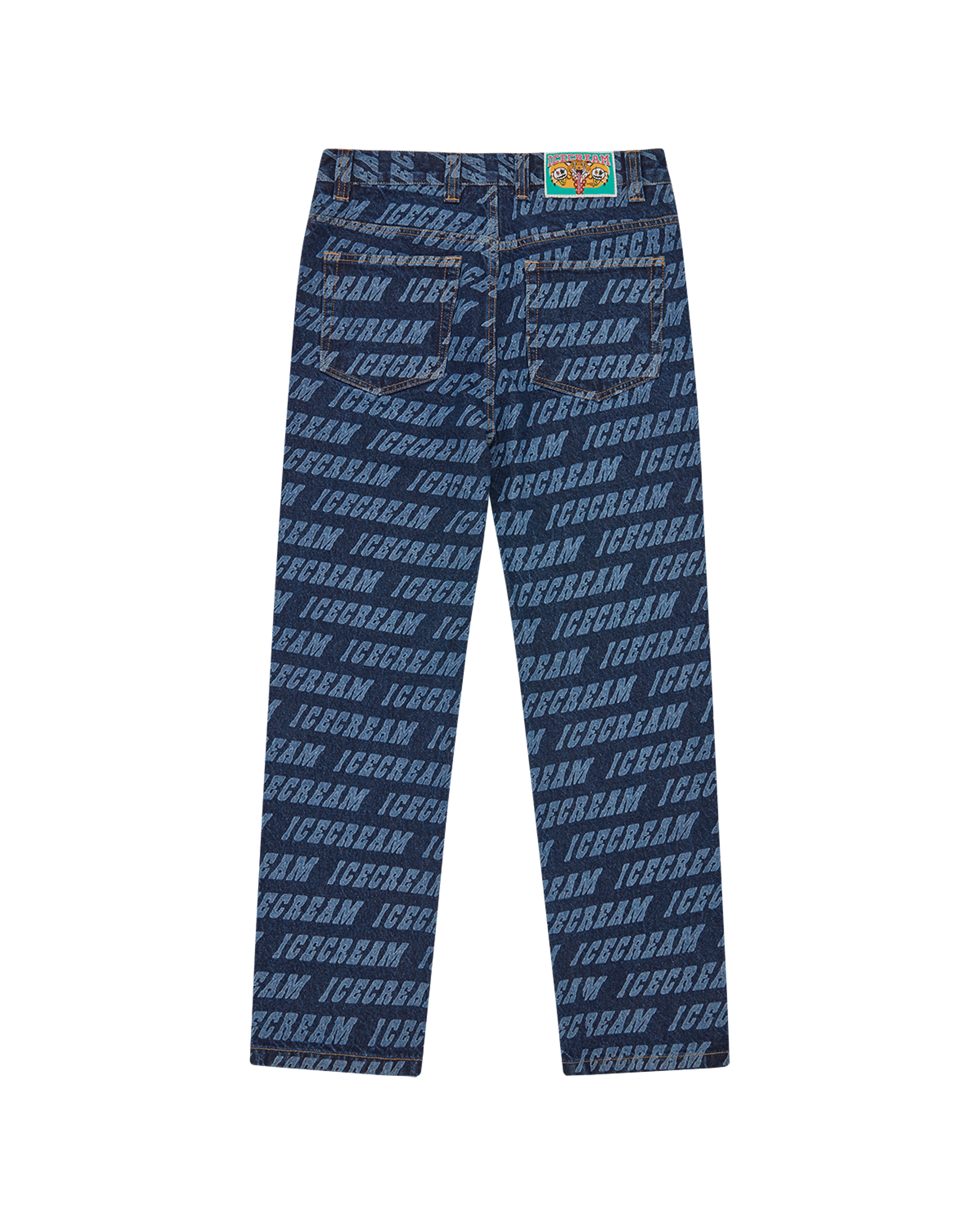 Repeat Logo Double Scoop Denim Pant - Image 3